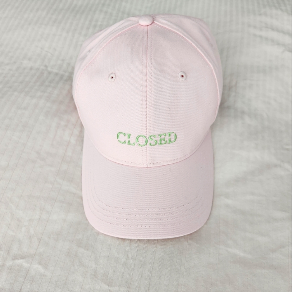 Closed Clothing Cap with logo, 100% cotton, Pink